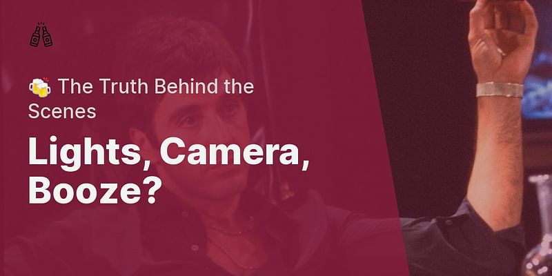 Lights, Camera, Booze? - 🍻 The Truth Behind the Scenes